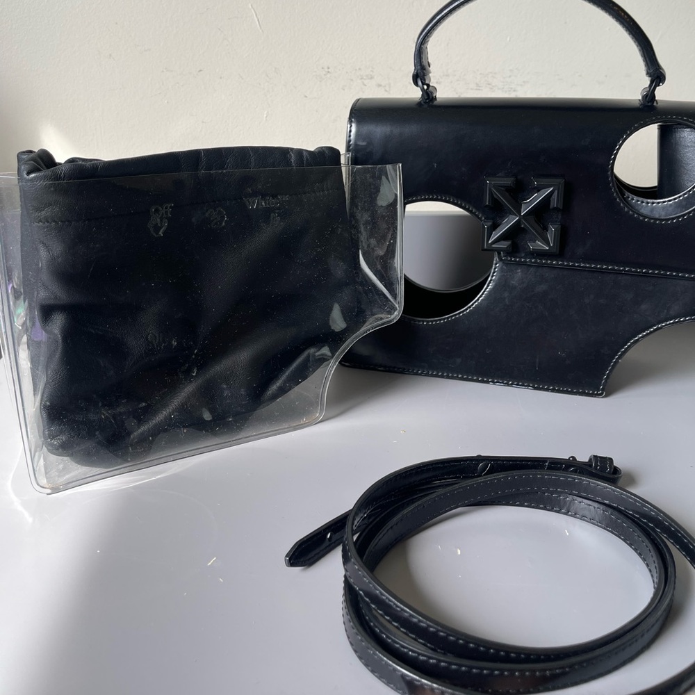 Off white Meteor Jitney Leather Bag - Picture 12 of 15